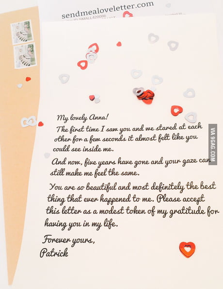 I send love letters for a living - 9GAG