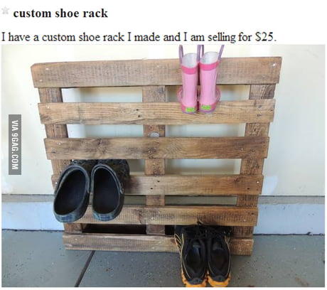 custom shoe rack