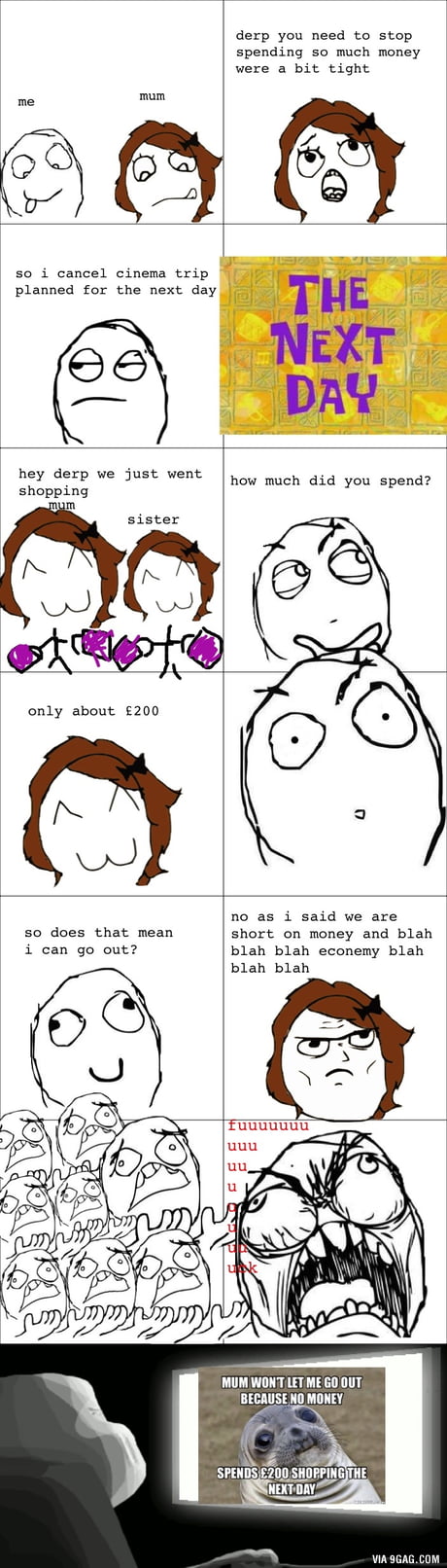 My first attempt at rage comics - 9GAG