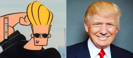 I just realized that Trump looks like old johnny bravo who ran out of hair  gel and Mexican friends - 9GAG