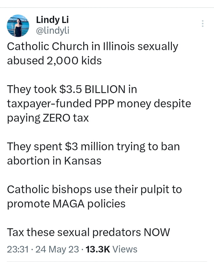 Why don't we tax these churches?