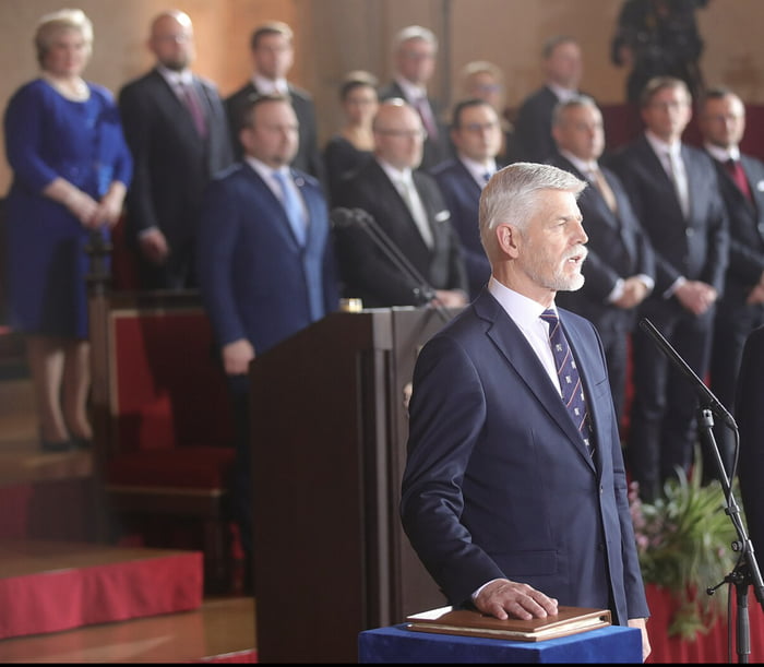 During his inauguration speech, the new President of the Czech Republic recalled the injustice of World War II on Czechoslovakia and called for continued support for Ukraine until its victory