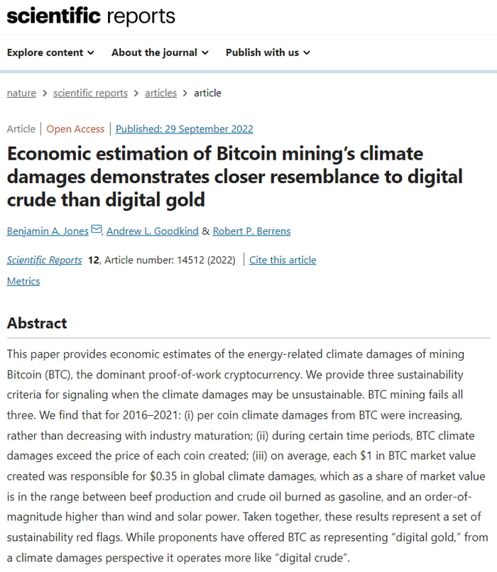 bitcoin costs the climate more than beef farming