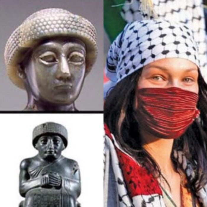 The Origin Of The Palestinian Keffiyeh Goes Back To The Sumerian King ...