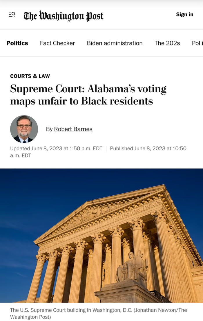 US Supreme Court strikes down Alabama district map as racially ...