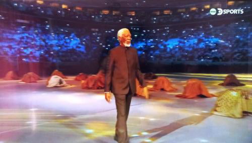 So Morgan Freeman took the 30 pieces of silver...