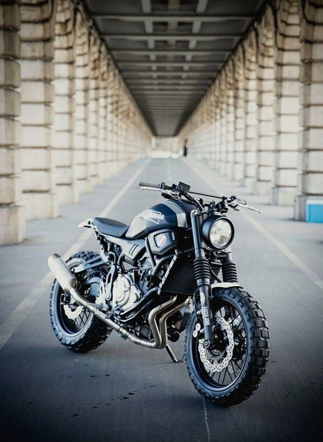 Yamaha MT 07 Скрамблер