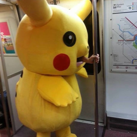 Pikachu cosplay has gone wrong 9GAG