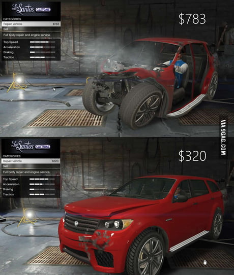 I don't think anyone can understand Los Santos Customs pricing. - 9GAG