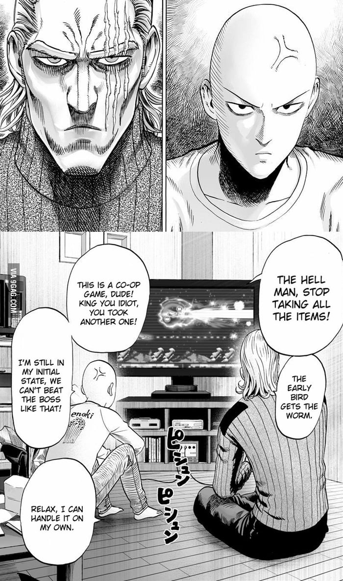 Saitama vs King, the strongest man on earth - 9GAG