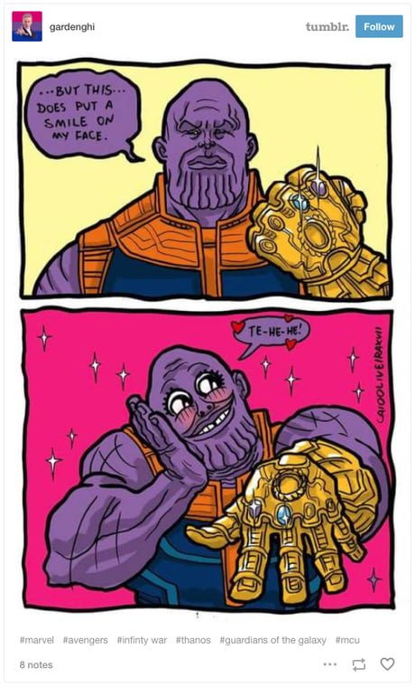 It's stronger than the infinity gauntlet. - 9GAG