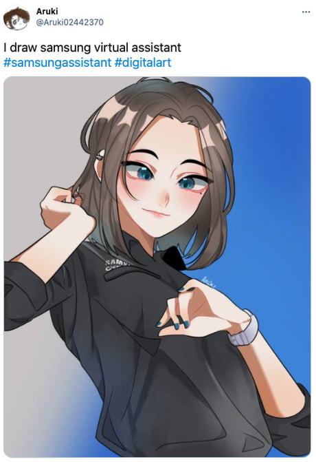 bestpictsvqa ベストコレクション Anime Girl Samsung Assistant Sam