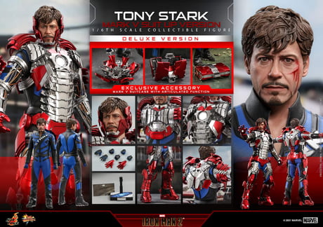 Hot Toys Announces Iron Man 2 Tony Stark Mark V Suit Up Version 9gag