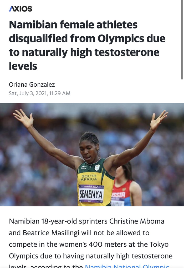 How is this fair when you have actual men competing? What a joke