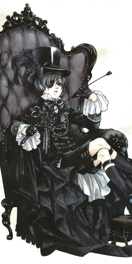 Cute Anime Black Butler Ciel Phantomhive 117 Sebastian Michaelis 68   astorein