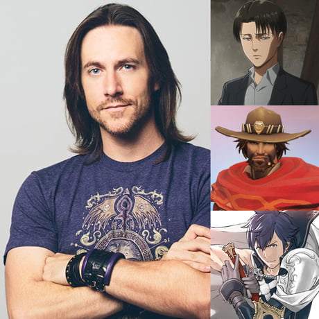 Levi as Chrom (Fire Emblem Awakening) both characters voiced by Matthew  Mercer in English, Attack on Titan / Shingeki No Kyojin