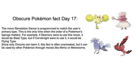 Random Pokémon Facts — Random Fact of the Day