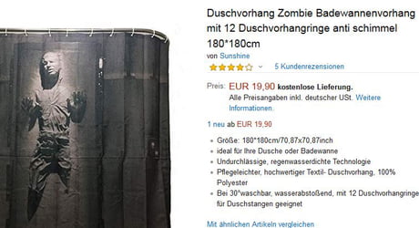 "zombie shower curtain" yeah right noobs