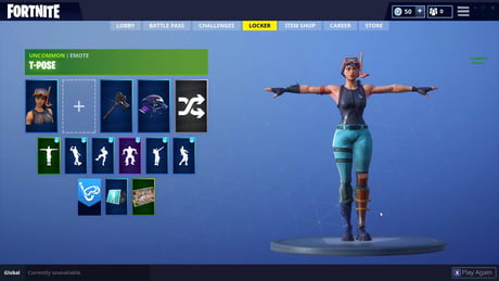 T-Pose - Locker - Fortnite Tracker