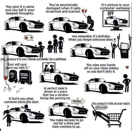 Only a true car lover will understand. - 9GAG