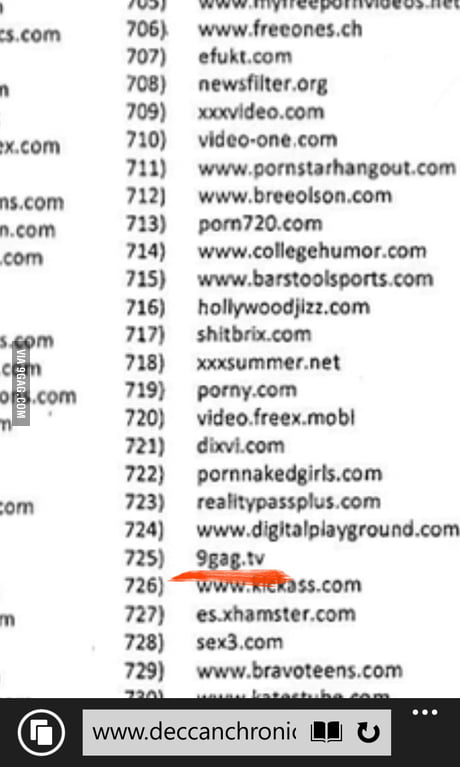 Xxxdesivideo - I was reading India banned porn list when I noticed this o.O - 9GAG