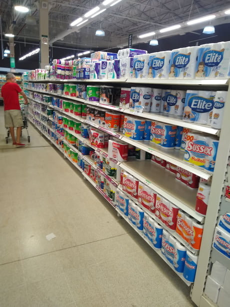 So I Live In Argentina And This Is The Tp Aisle In My Nearest Supermarket We