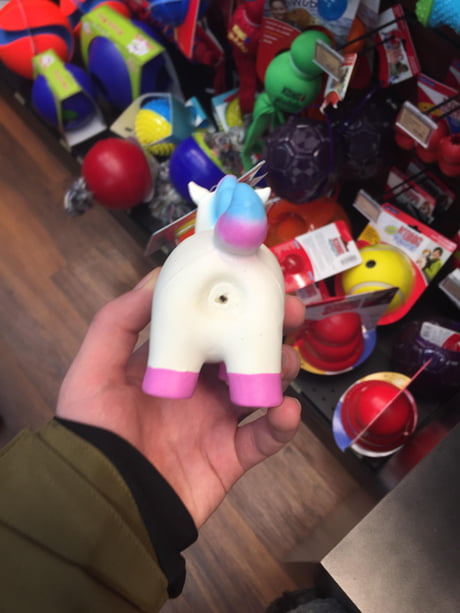 unicorn squeaky toy