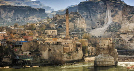 Kurdish village of Hasankeyf, Batman (Kurdish: Êlih), Turkey. - 9GAG