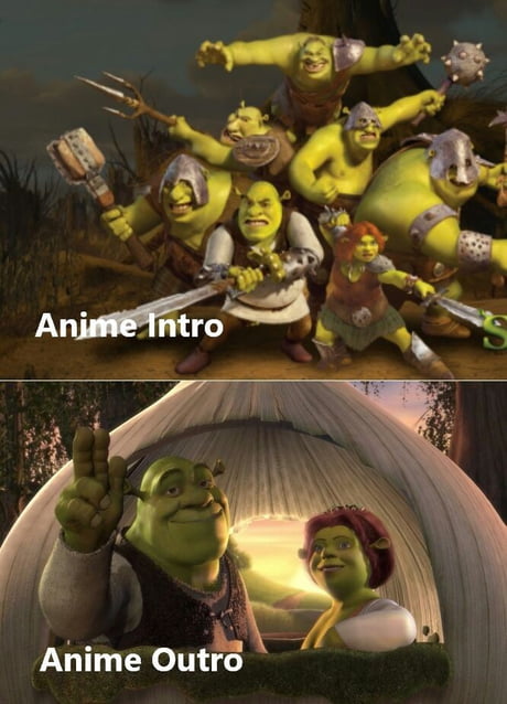 A 9000 on Twitter  Shrek funny, Shrek memes, Funny anime pics