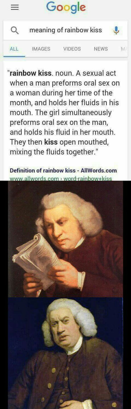 Rainbow kiss meaning