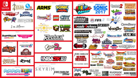 list of every nintendo switch game
