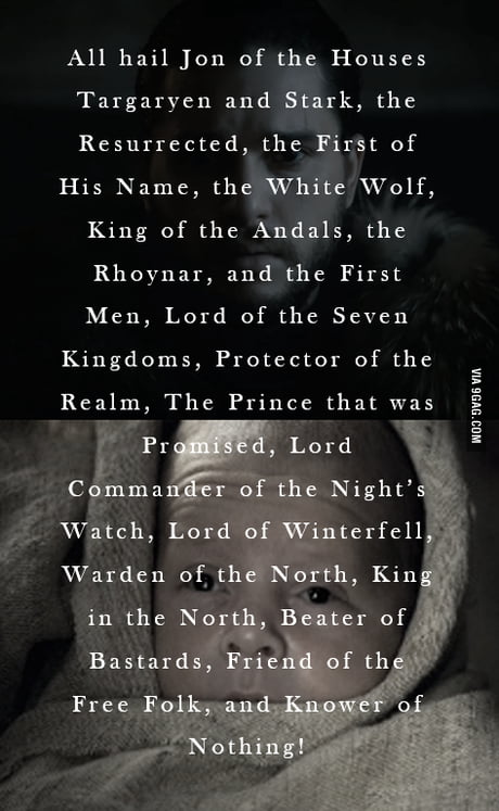 bastard names in the seven kingdoms