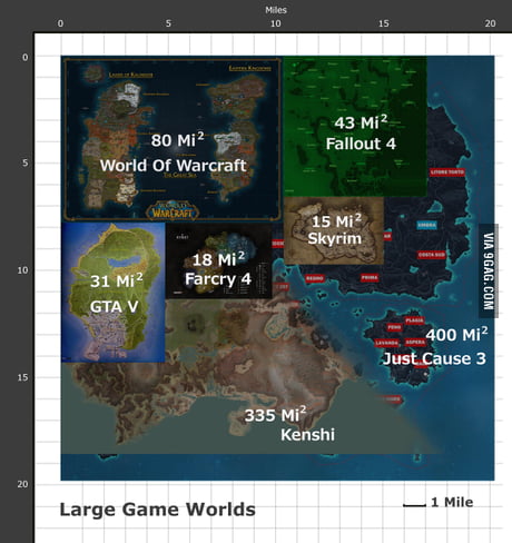 Fallout 3 vs fallout 4 map size - 9GAG