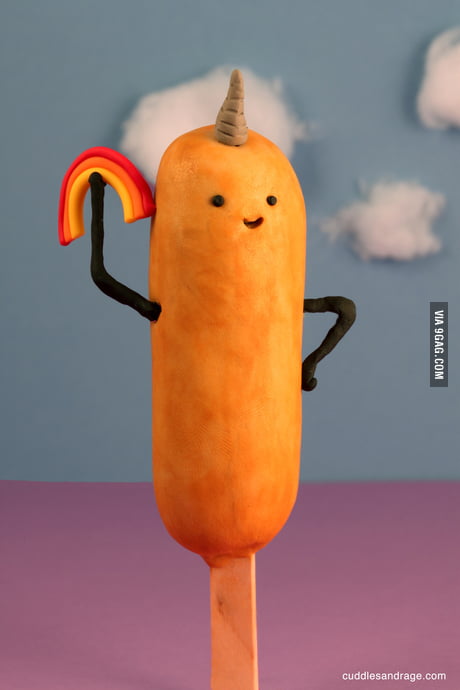 unicorn corn dog