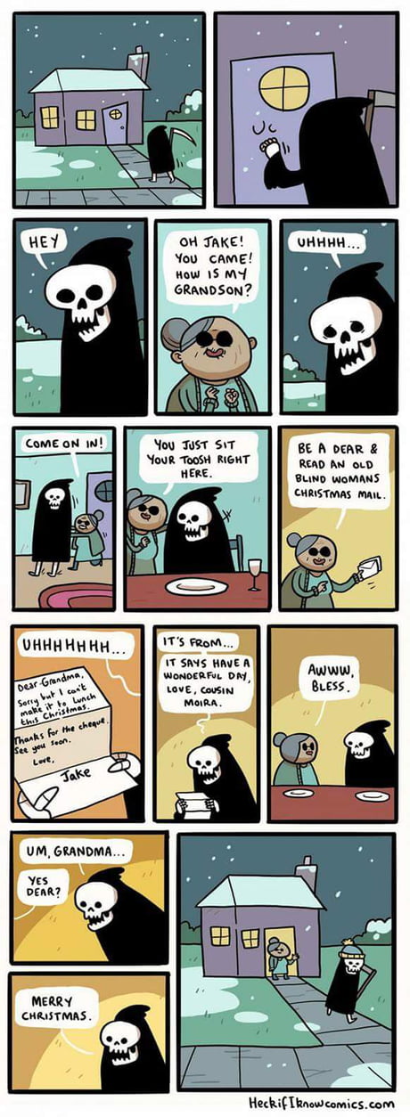Wholesome grim reaper