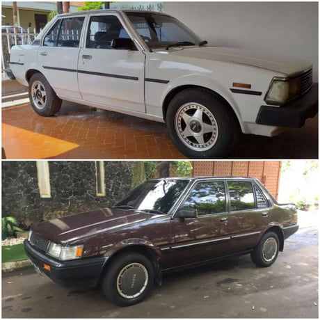 19 Toyota Corolla Dx E70 Rwd Or 1986 Toyota Corolla Se Saloon Ee80 Fwd Which One Is Better 9gag