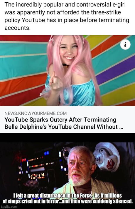 Belle Delphine made a silly choice - Imgflip