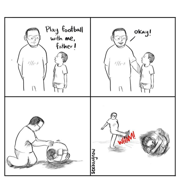 How to play football with your child