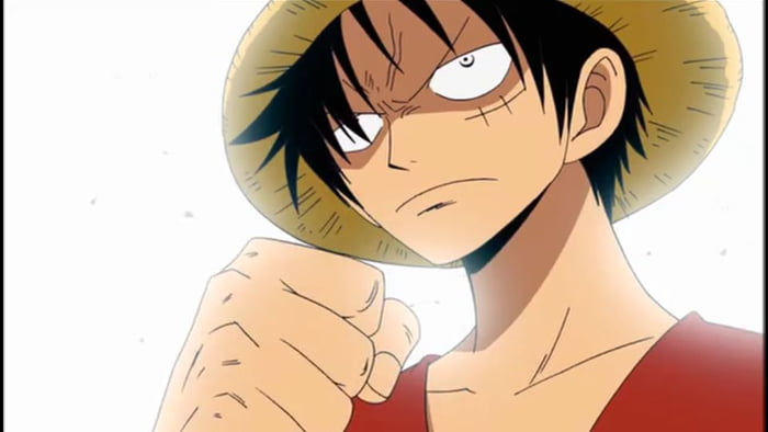 When Luffy's face is like this, shit's about to go down