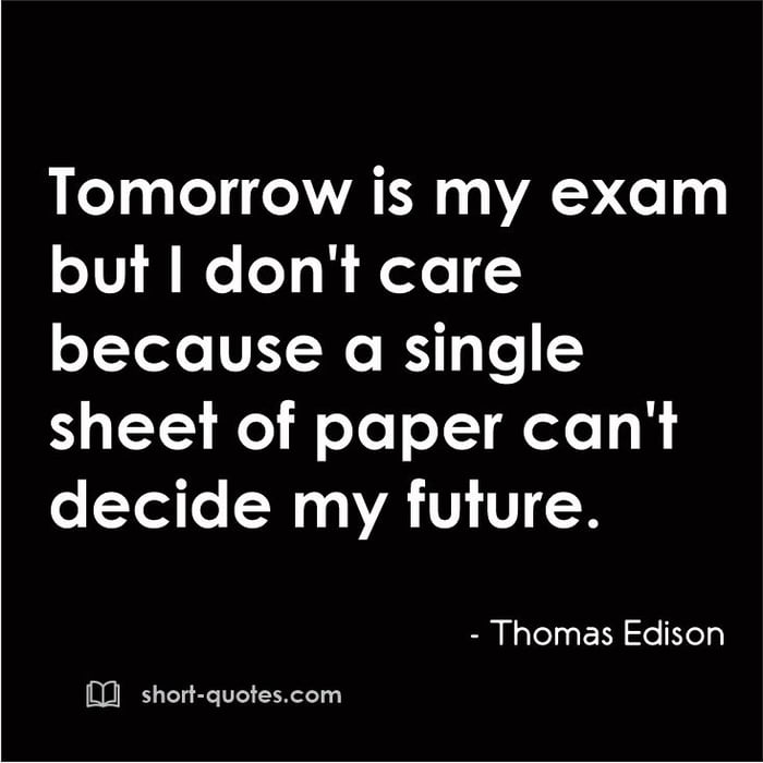 Does your exam paper decide your future? 9GAG