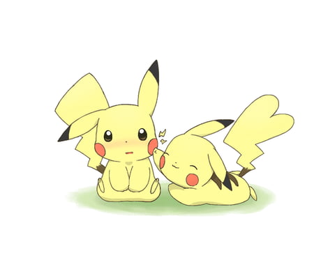 Holy shit, it's been so many years and I realized female pikachu have a  heart-shaped tail just today - 9GAG