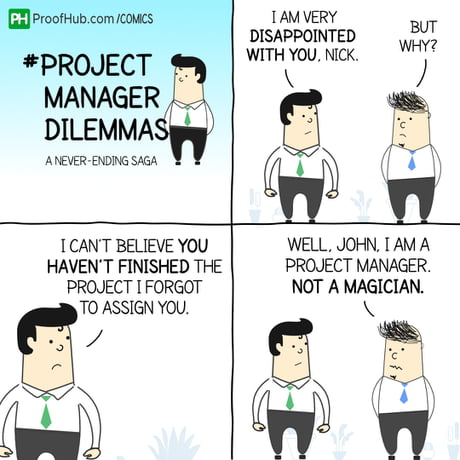 project manager comic
