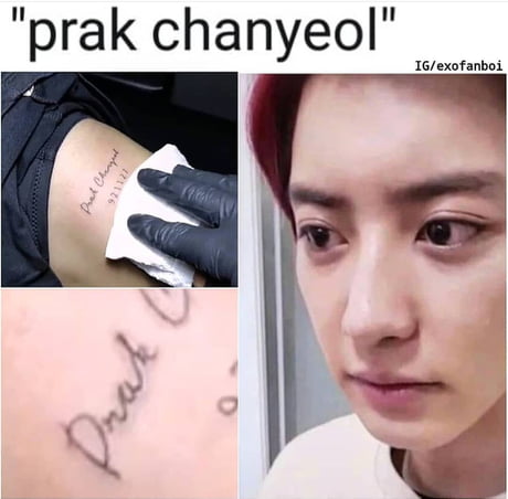 EXO Chanyeol's wrist tattoo receives attention | allkpop