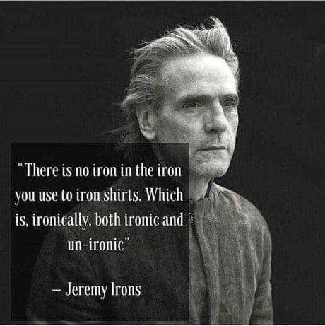 Best Funny jeremy irons Memes - 9GAG