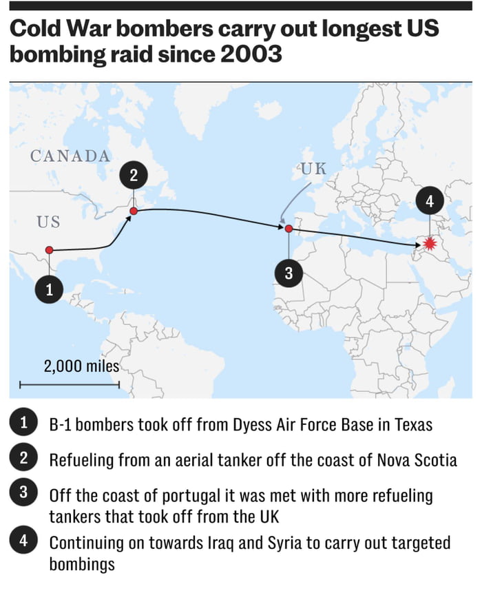 B1s insane nonstop 15000 mile roundtrip from Texas to Middle East - 9GAG