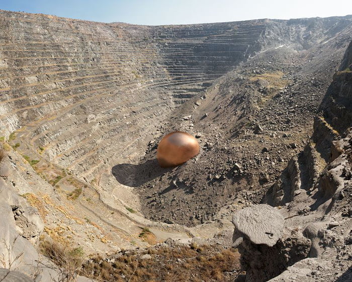All copper extracted from one open pit mine