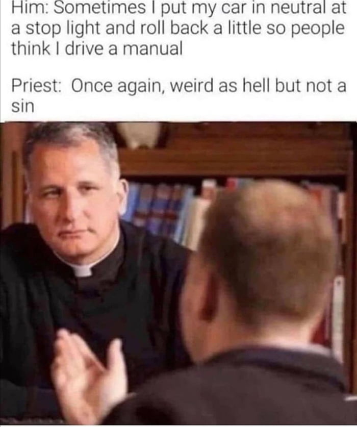 It’s a sin?