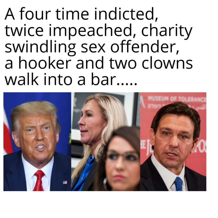 The start of a joke, but if you keep falling for their con......you're