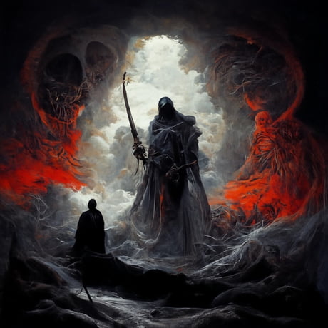 Death of a God hotsell - painting