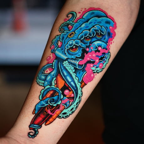 Kraken Tattoos History Meanings  Designs